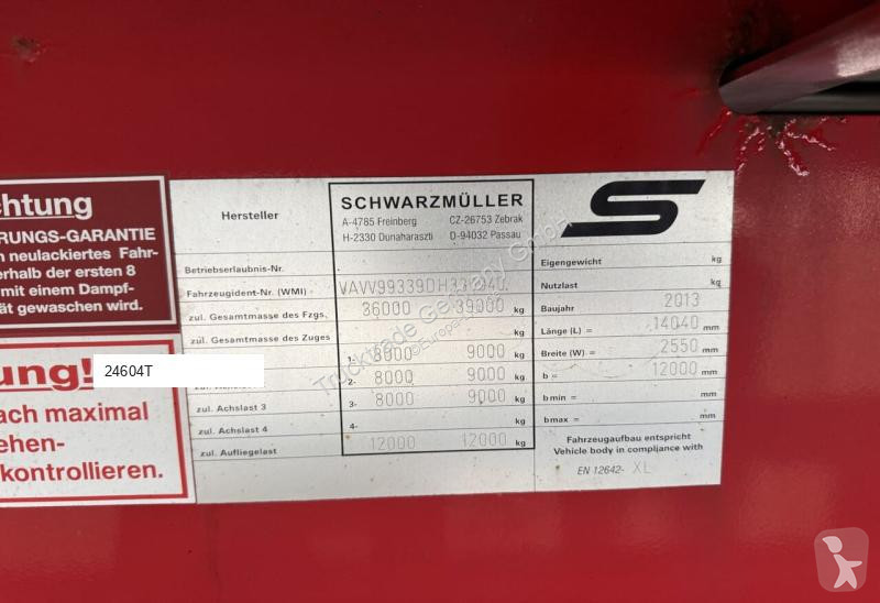 Semiremorca Schwarzmüller SPA 3/E Koffer/HB...