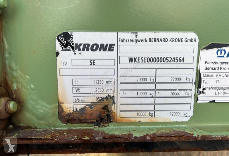 Semi reboque Krone / Plane-HB/ Swiss-Vehicle