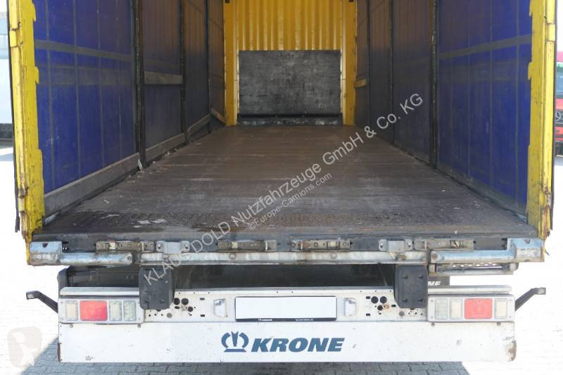 Semi remorque Krone Pritsche Plane Hubdach...