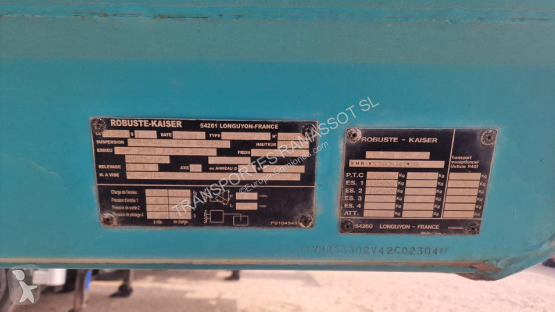 Semiremorca Robuste Kaiser  S3302V2C