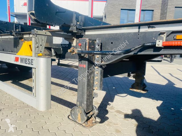 Sættevogn  Holzauflieger mit Schemel und Rungen