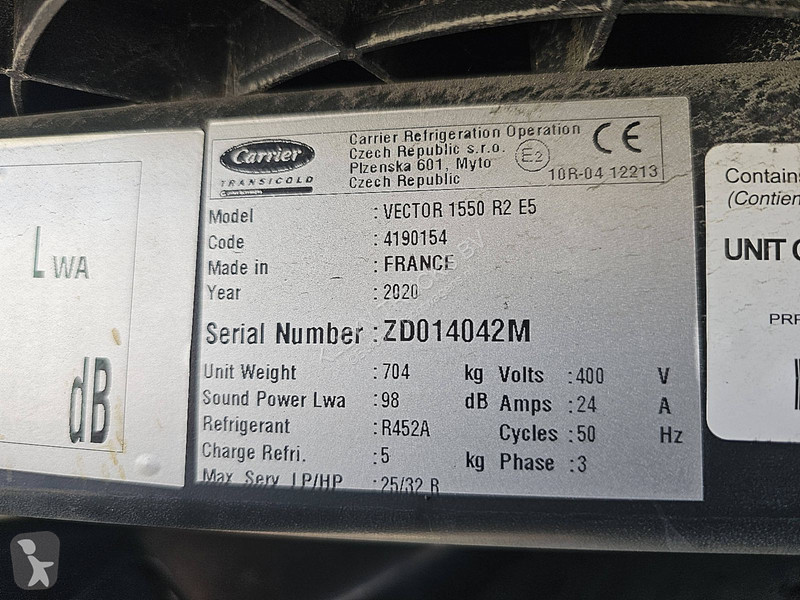 Oplegger Schmitz Cargobull SCB*S3B Carrier1550...