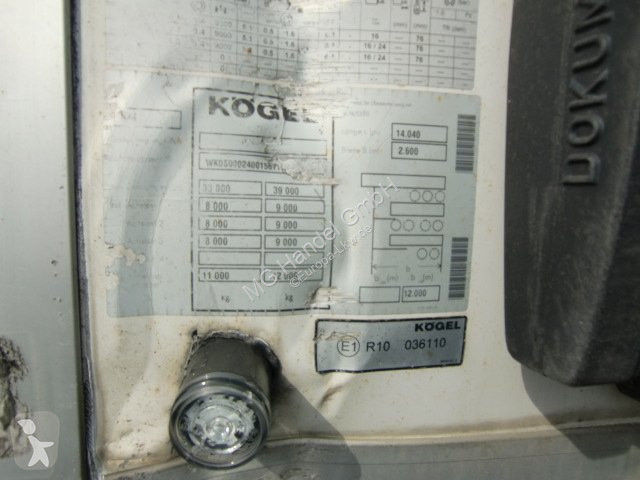 Semiremorca Kögel SV 24 Carrier Maxima1300...