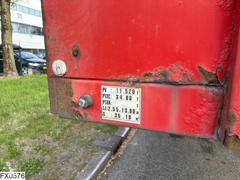Semitrailer Trailor open laadbak Kennis 16000