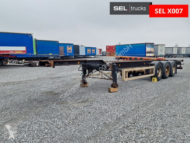نصف مقطورة Krone C 24 Containerchassie (Gesamt...