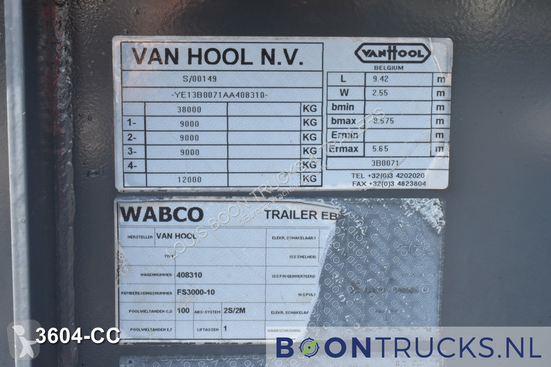 Semi reboque Van Hool 3B0071 € 12750 STACK...