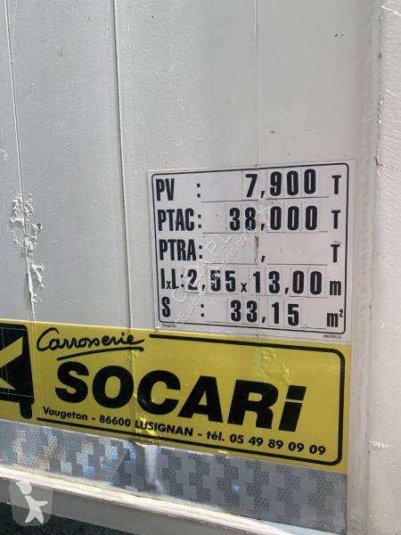 Semi remorque Samro SOCARI Paroi Coulissante
