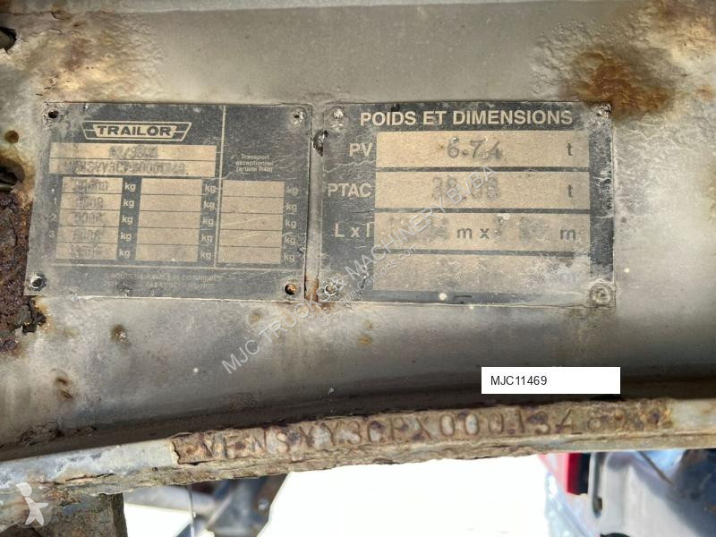 Semitrailer Trailor 3-AXLES PLATFORM SMB DRUM...
