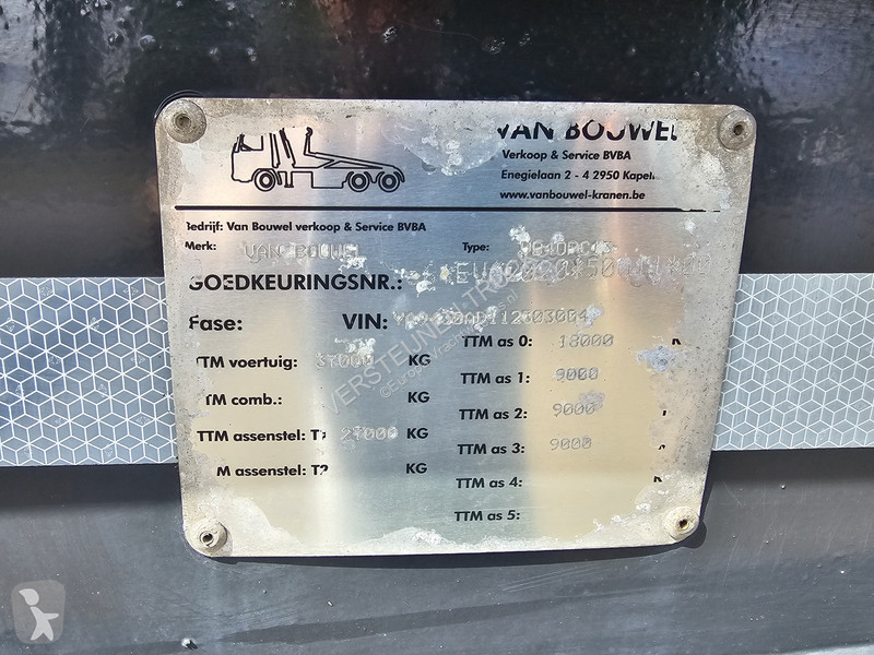 Oplegger Van Bouwel 25T HOOKLIFT / ABROLKIPPER...