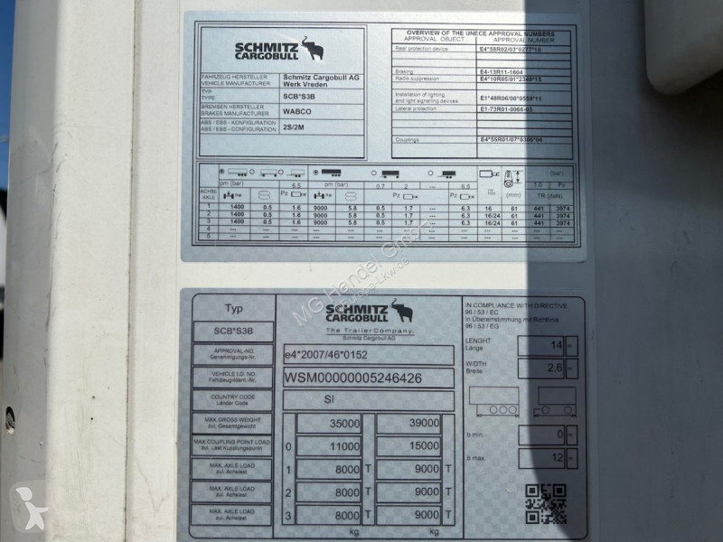 Semi reboque Schmitz Cargobull SCB S3B SKO24...