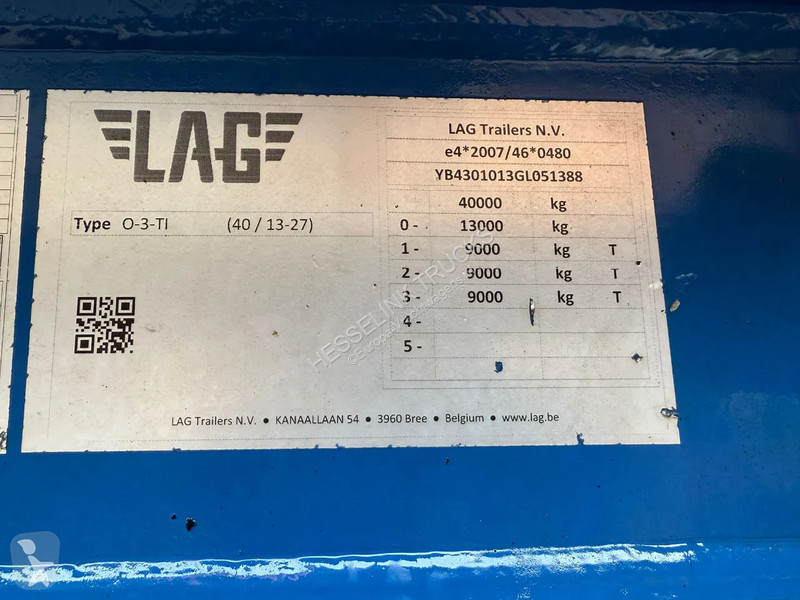 Semiremorca LAG 0-3-TI 60.000 Kippsilo Only...