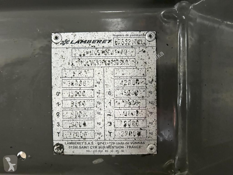 Návěs Lamberet CHŁODNIA / CARRIER 1950 /...