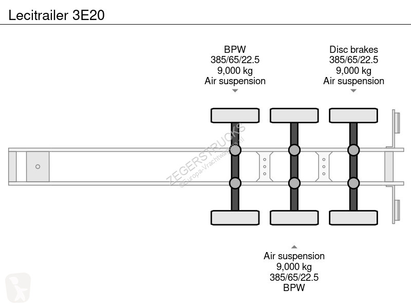 Semi reboque Lecitrailer 3E20