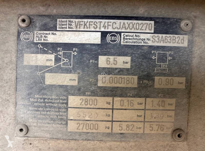 Semitrailer Fruehauf INTENSIVE 3 ESSIEUX...