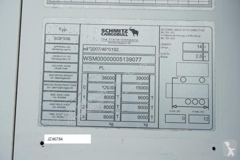 Semi reboque Schmitz Cargobull CHŁODNIA /...