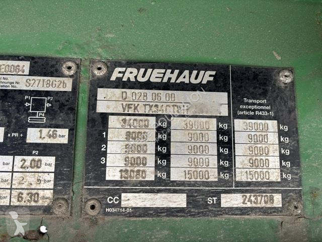 نصف مقطورة Fruehauf 3 essieux HAYON élévateur,...