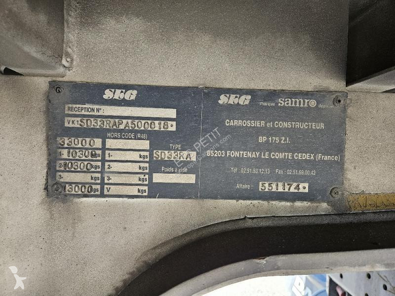 Semitrailer Samro  SURBAISSÉ 2 ESSIEUX