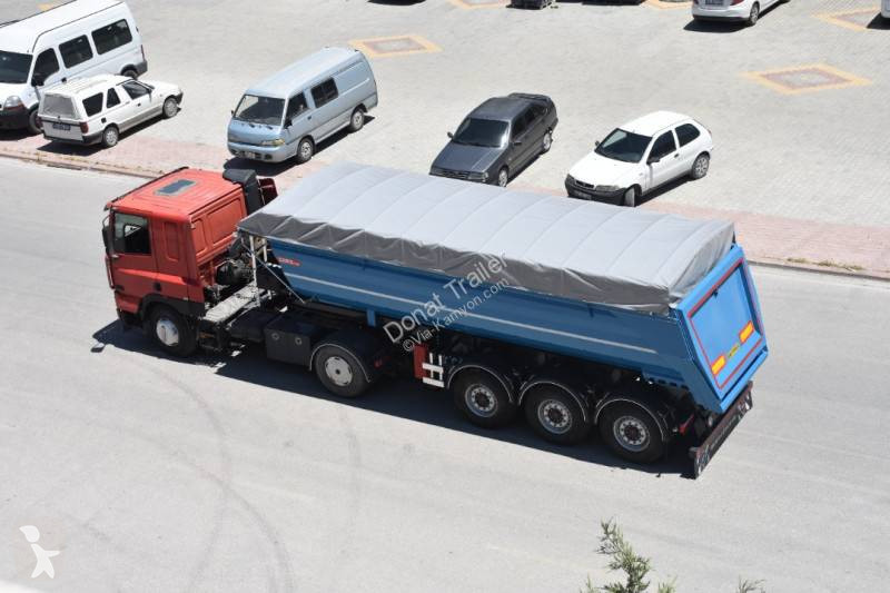 Semi reboque Donat 3 axle half-pipe tipper -...
