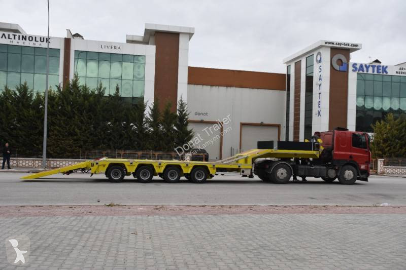 نصف مقطورة Donat 4 axle hydraulic lowbed...