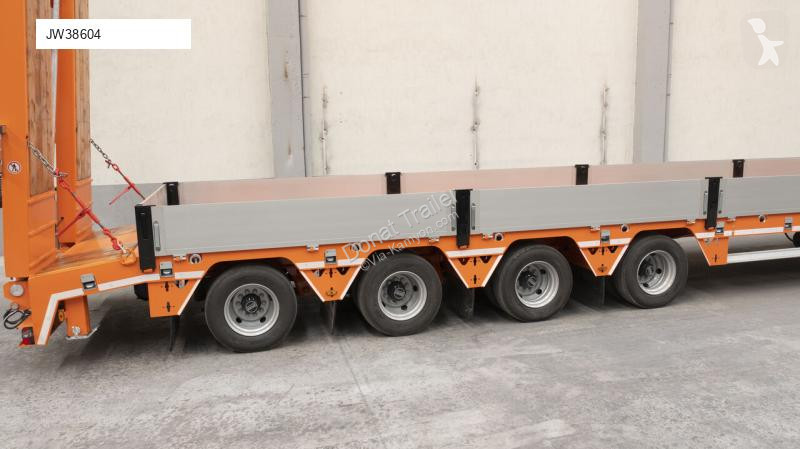 نصف مقطورة Donat 4 axle lowbed with aluminum...