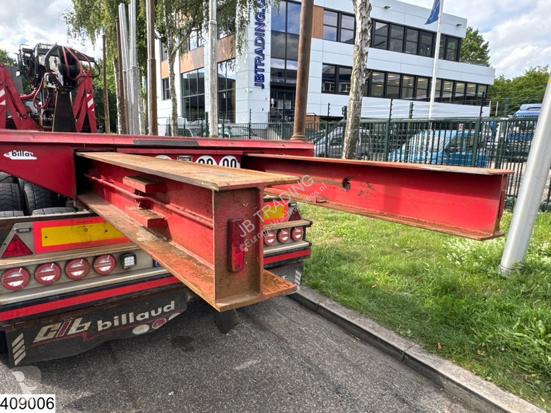 Oplegger Billaud Chassis Wood transport,...