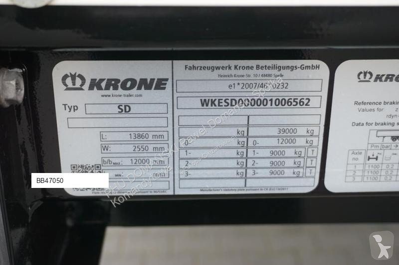 Semi reboque Krone / FIRANKA / MEGA / DACH...