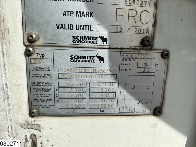 Oplegger Schmitz Cargobull Koel vries Carrier...