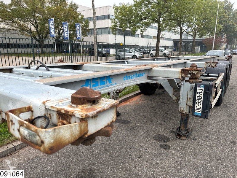 نصف مقطورة Asca Chassis 10 / 20 / 30 ft, ADR