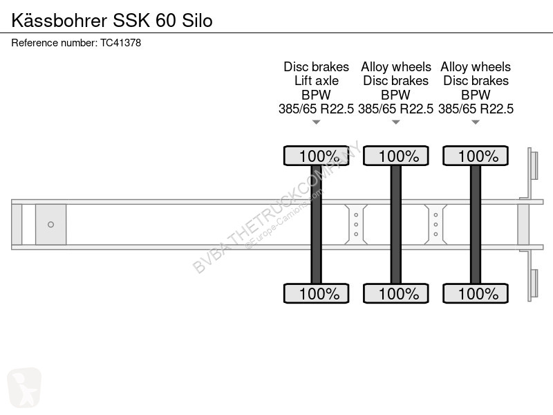 نصف مقطورة Kässbohrer SSK 60