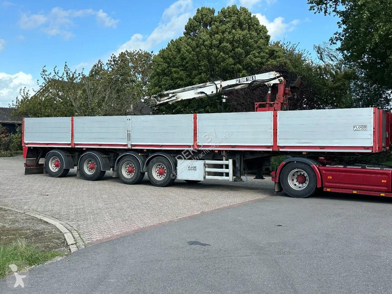 نصف مقطورة Floor 4 assen 130r KLEM 4 assen Hiab...