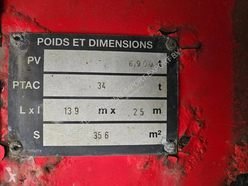 Semitrailer Fruehauf TX34 Fruehauf TX34 3-axle...