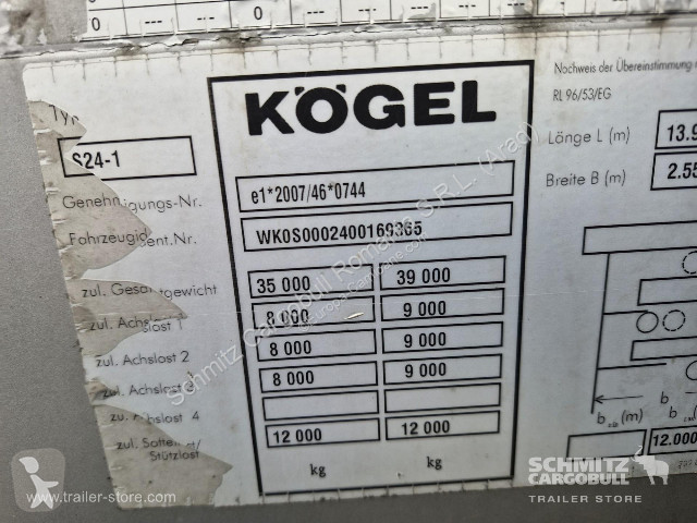 نصف مقطورة Kögel Curtainsider Standard