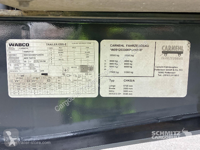 نصف مقطورة Carnehl Kipper Alukastenmulde 35m³