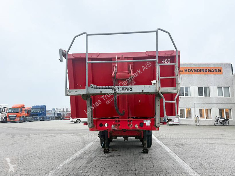 Sættevogn Kel-Berg City tipper / Alukastenmulde...