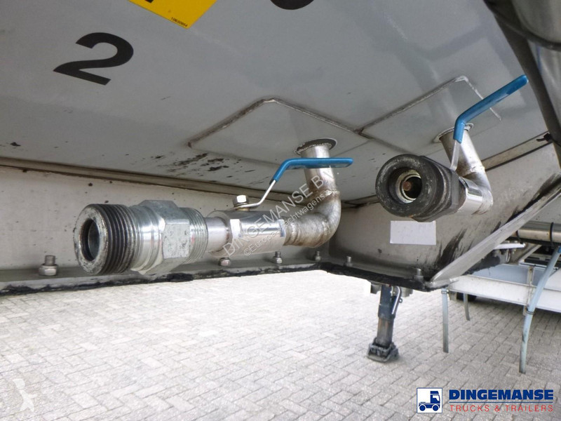 نصف مقطورة Van Hool Food tank inox 62 m3 / 3 comp