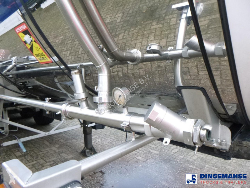 نصف مقطورة Burg Chemical tank inox L4BH 30 m3 /...