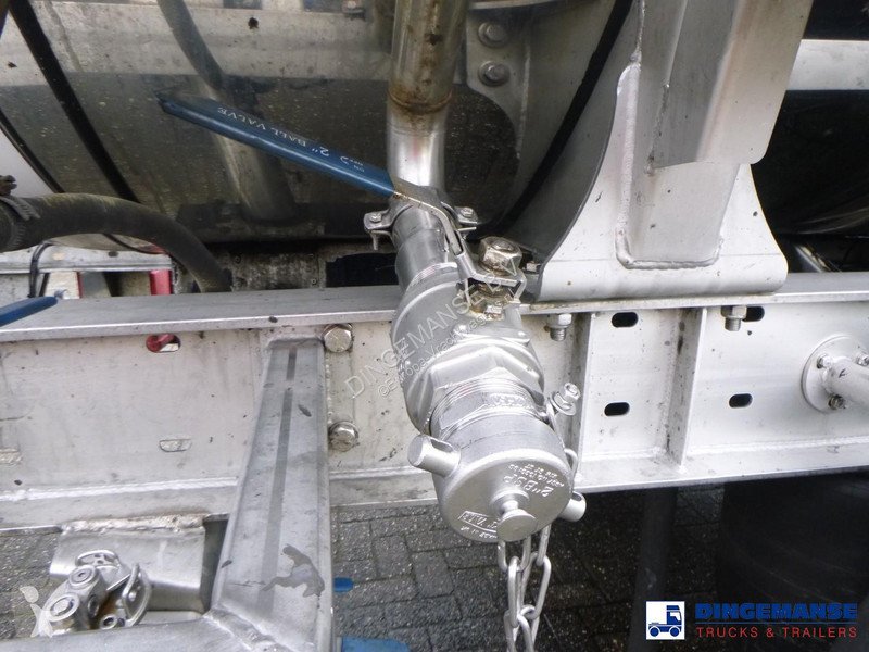 نصف مقطورة Burg Chemical tank inox L4BH 30 m3 /...
