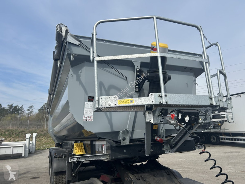 نصف مقطورة Schwarzmüller Stahlrundmulde 25 m³,...