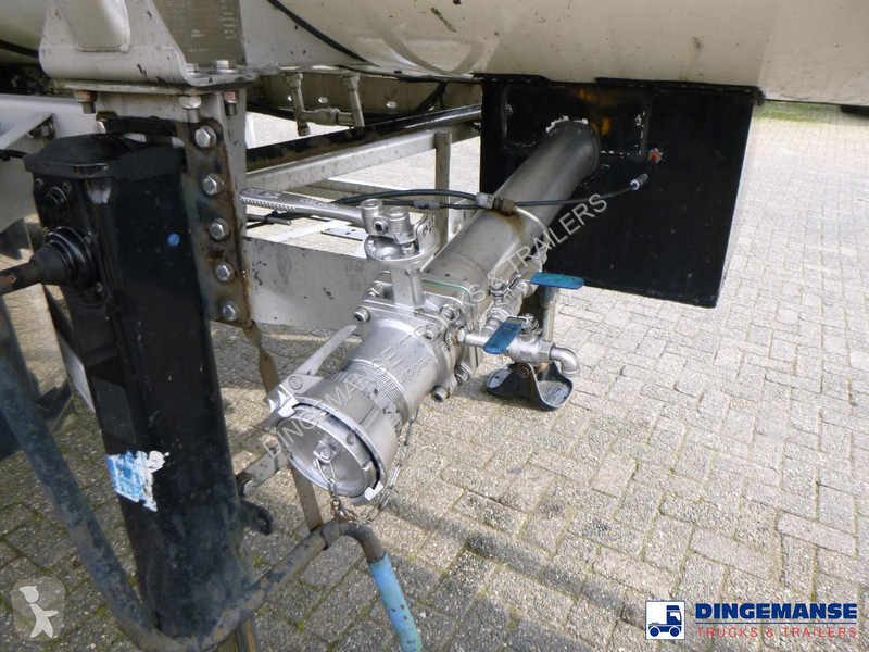 نصف مقطورة Burg Chemical tank inox L4BH 32.5 m3...