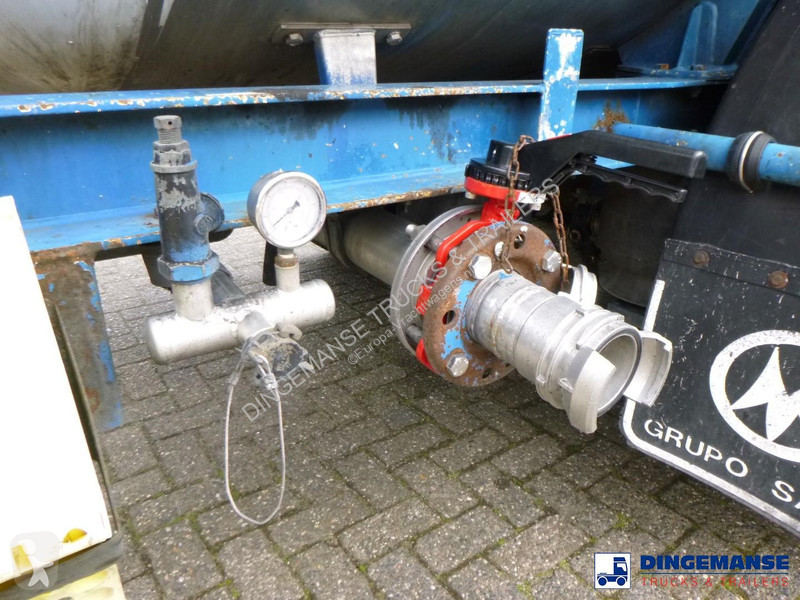نصف مقطورة Magyar Chemical tank inox L4BH 32.9...