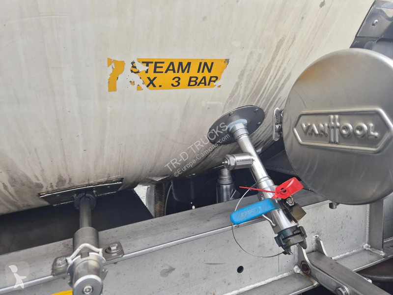 نصف مقطورة Van Hool 26500L INSULATED INOX TANK...