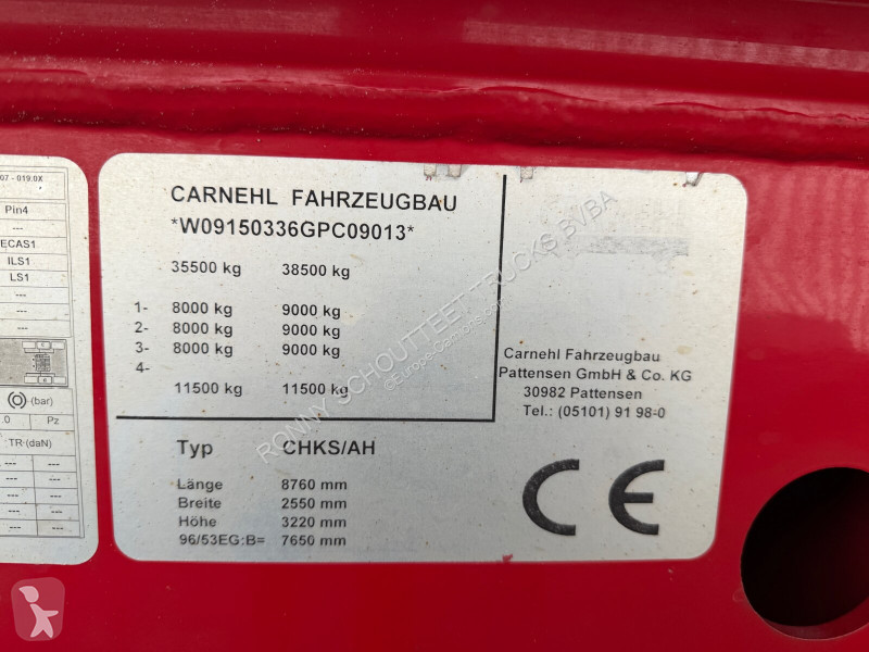 نصف مقطورة Carnehl CHKS /AH, ca. 26m³ CHKS /AH,...