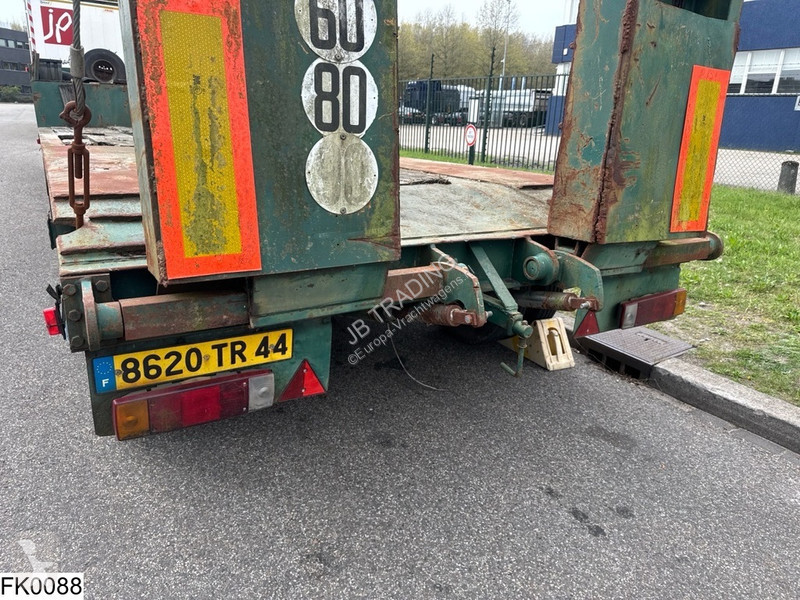 نصف مقطورة Kaiser Lowbed Steel suspension