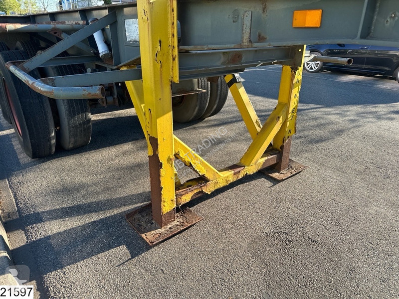 نصف مقطورة Van Hool Chassis 20 ft, Leaf spring