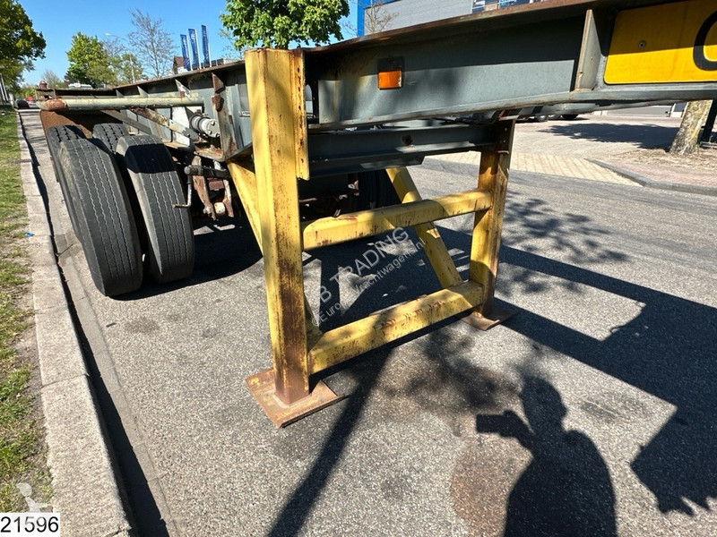 نصف مقطورة Van Hool Chassis 20 FT, Leaf spring
