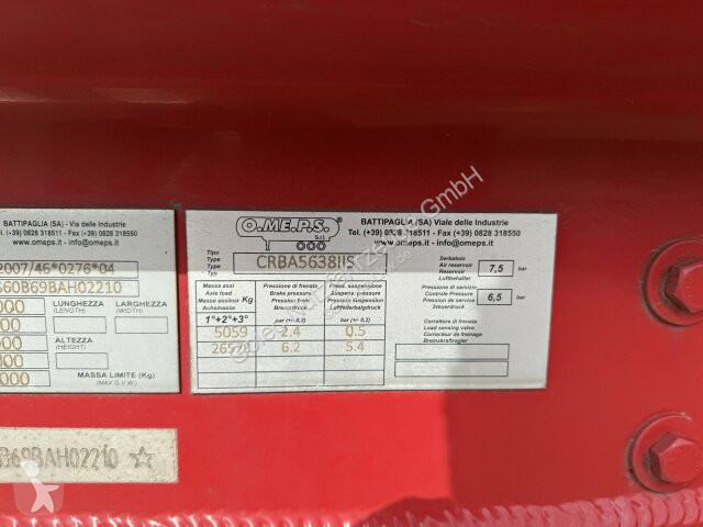 نصف مقطورة Feldbinder O.ME.P.S. Kipp.Silo ADR 3...