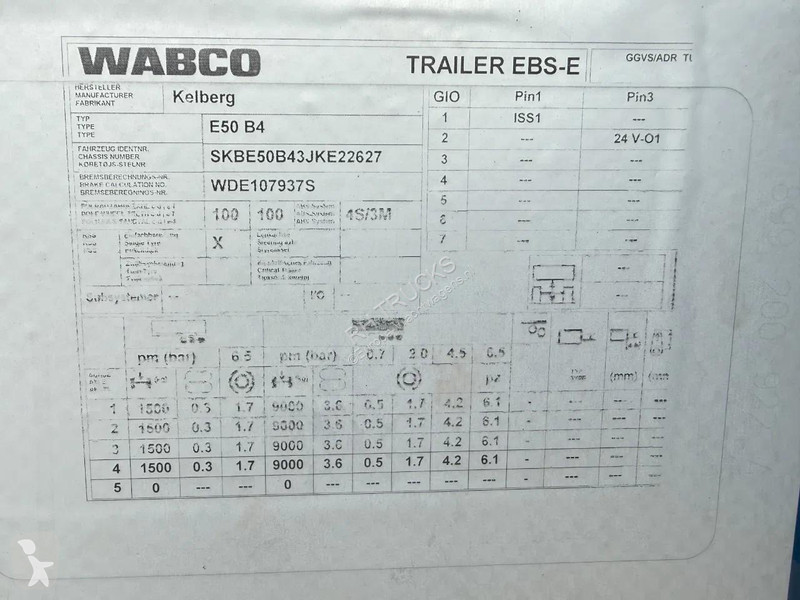 نصف مقطورة Broshuis 4 AXLE - BPW - 4X STEERING...