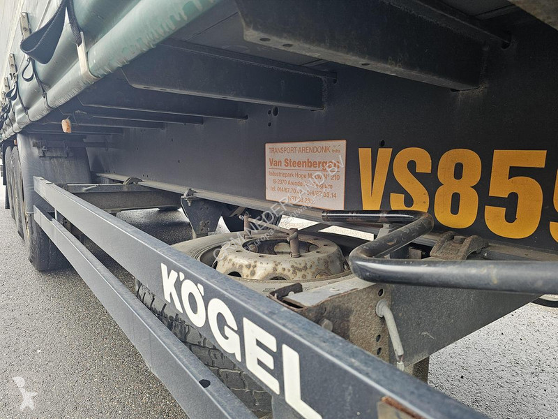 نصف مقطورة Kögel SN 24 -SLIDING ROOF- COIL -...