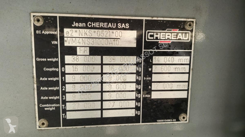 نصف مقطورة Chereau  NS3