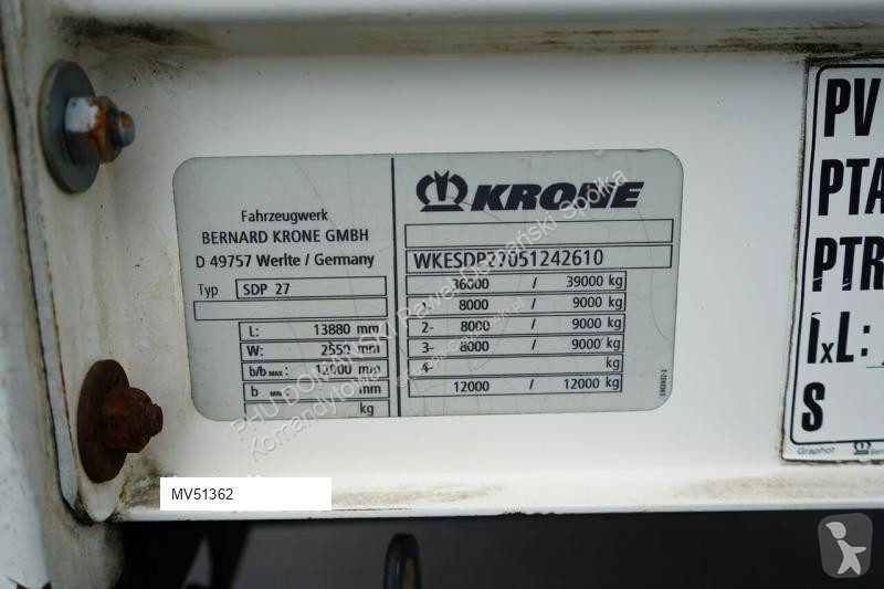 Návěs Krone FIRANKA / MULTI LOCK / WINDA